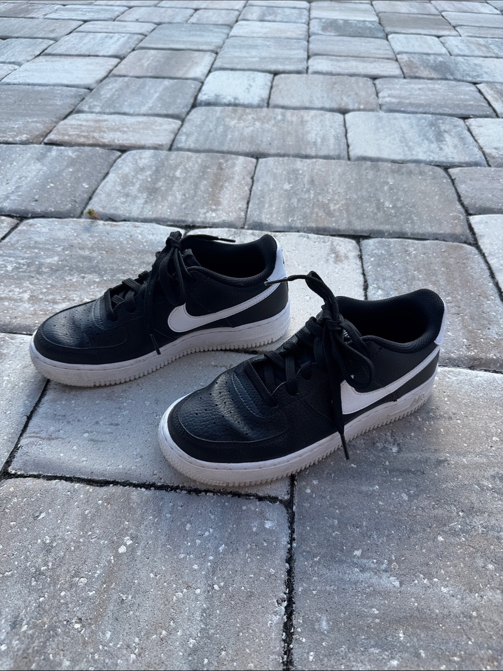 Nike Black and White Low-Profile Sneakers